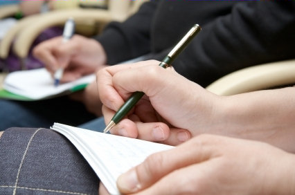 Writing notes